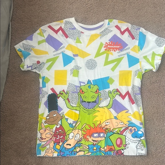 Nickelodeon Colorful Cartoon Short Sleeve Tee - Picture 1 of 1